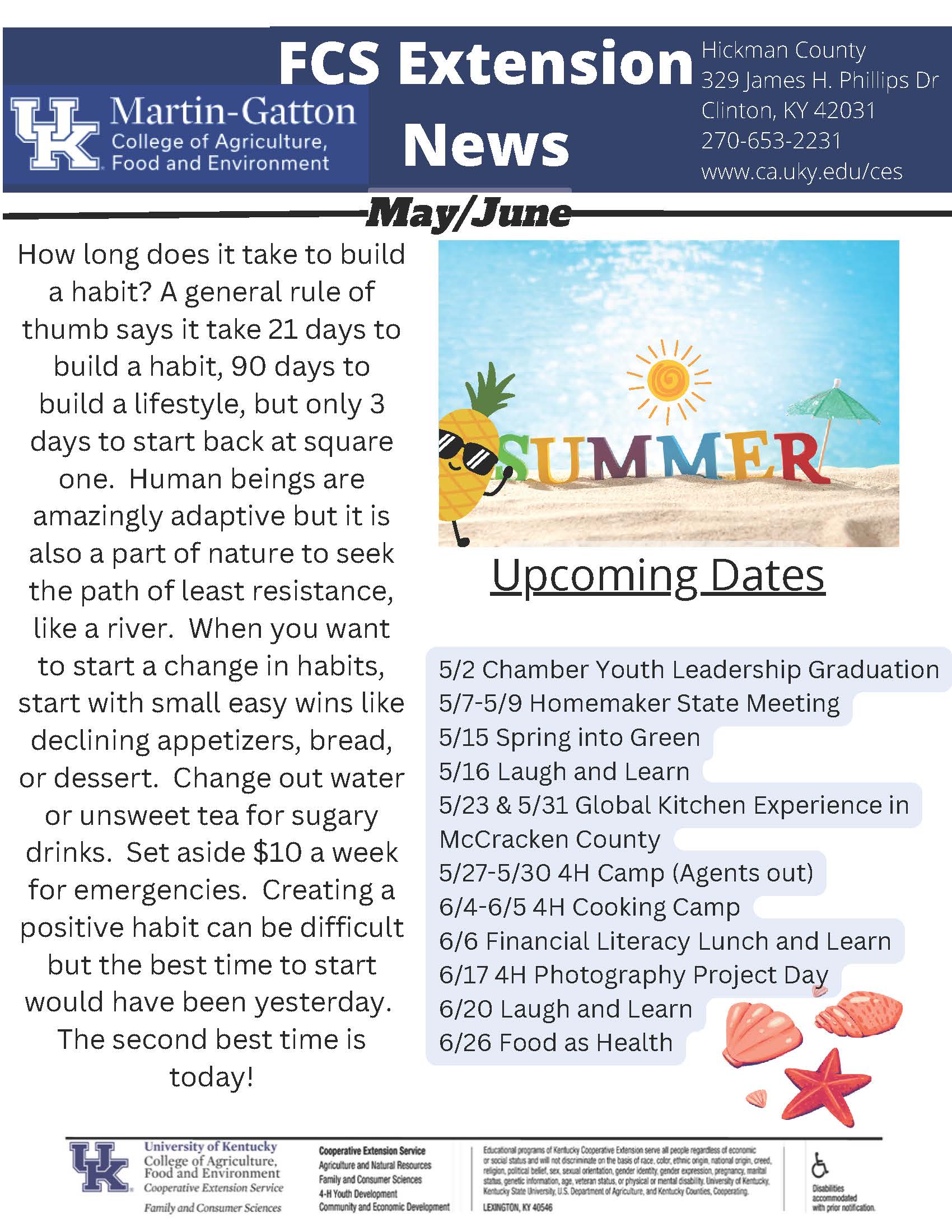 May/June FCS Newsletter 2024